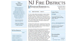 Desktop Screenshot of njfiredistricts.org